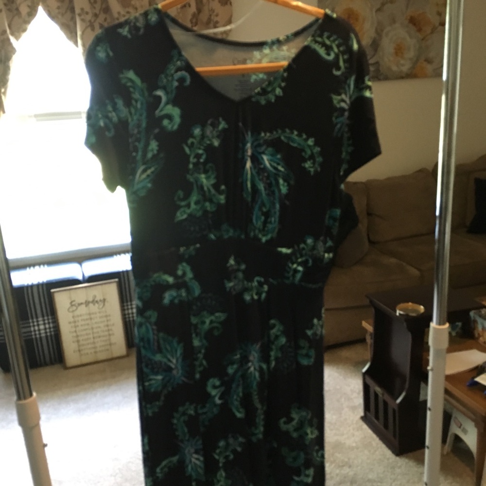 Croft & Barrow pull over dress, short sleeve